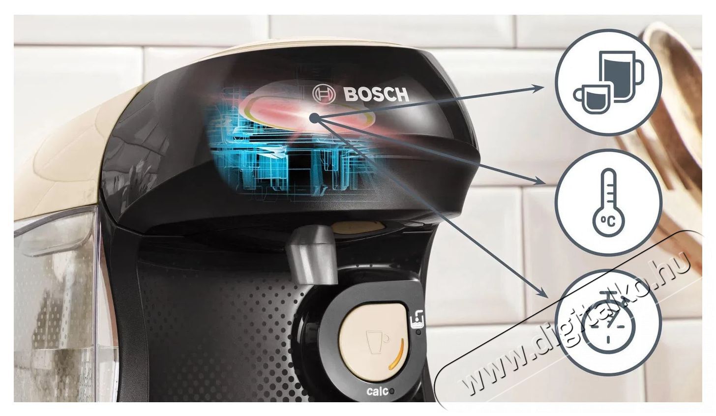Bosch TAS107E TASSIMO HAPPY friendly Konyhai term&eacute;kek - K&aacute;v&eacute;főző / k&aacute;v&eacute;&ouml;rlő / kieg&eacute;sz&iacute;tő - Kapszul&aacute;s / podos k&aacute;v&eacute;főző - 512633