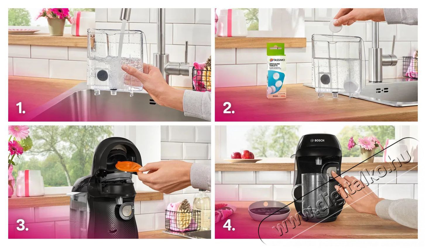 Bosch TAS109E Tassimo HAPPY Friendly Kapszul&aacute;s K&aacute;v&eacute;főző Konyhai term&eacute;kek - K&aacute;v&eacute;főző / k&aacute;v&eacute;&ouml;rlő / kieg&eacute;sz&iacute;tő - Kapszul&aacute;s / podos k&aacute;v&eacute;főző - 512638