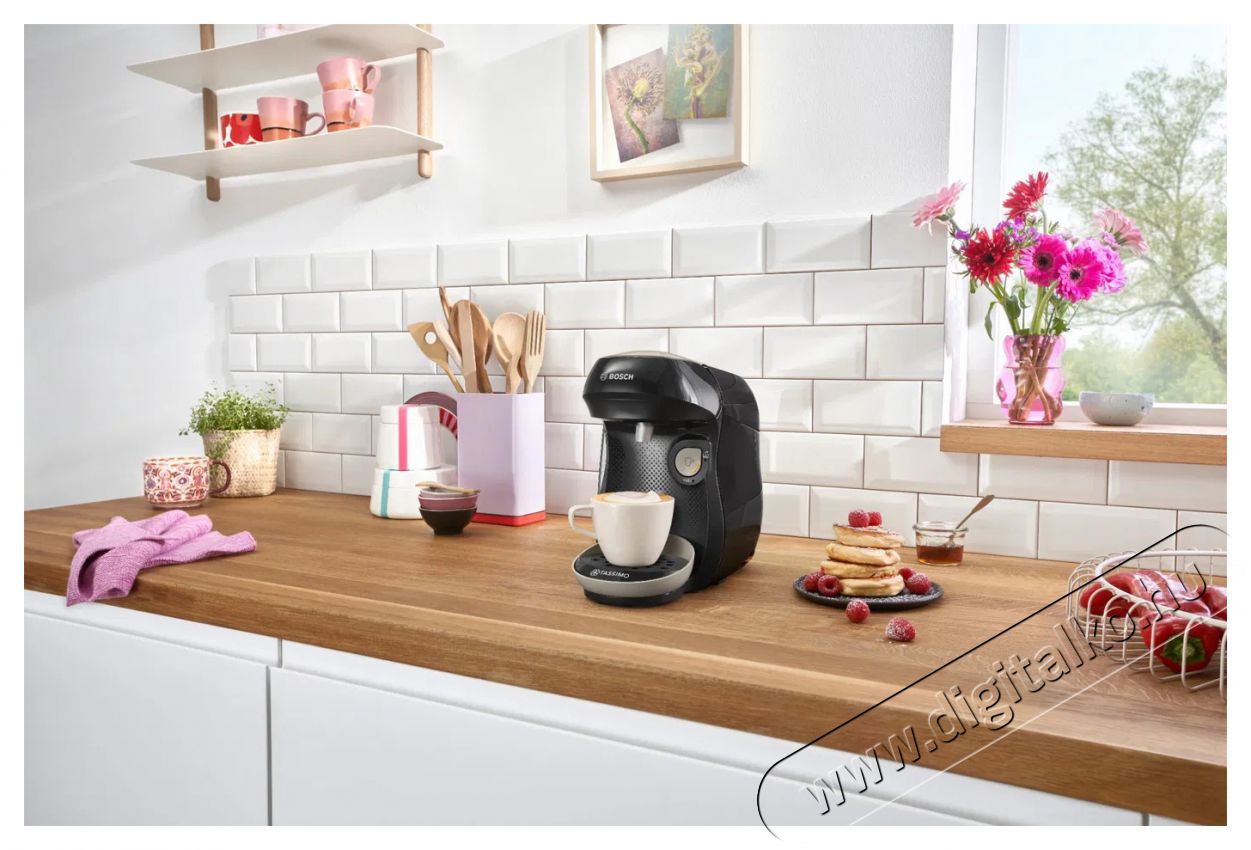 Bosch TAS109E Tassimo HAPPY Friendly Kapszul&aacute;s K&aacute;v&eacute;főző Konyhai term&eacute;kek - K&aacute;v&eacute;főző / k&aacute;v&eacute;&ouml;rlő / kieg&eacute;sz&iacute;tő - Kapszul&aacute;s / podos k&aacute;v&eacute;főző - 512638