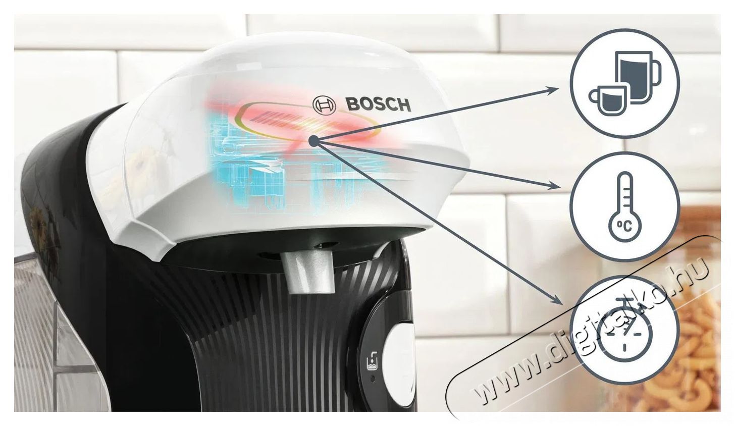 Bosch TAS114E TASSIMO STYLE friendly Konyhai term&eacute;kek - K&aacute;v&eacute;főző / k&aacute;v&eacute;&ouml;rlő / kieg&eacute;sz&iacute;tő - Kapszul&aacute;s / podos k&aacute;v&eacute;főző - 512632
