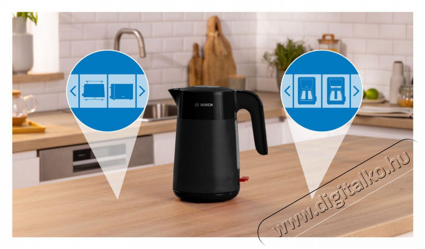 Bosch TWK2M163 MyMoments Konyhai term&eacute;kek - V&iacute;zforral&oacute; / teafőző - 512944