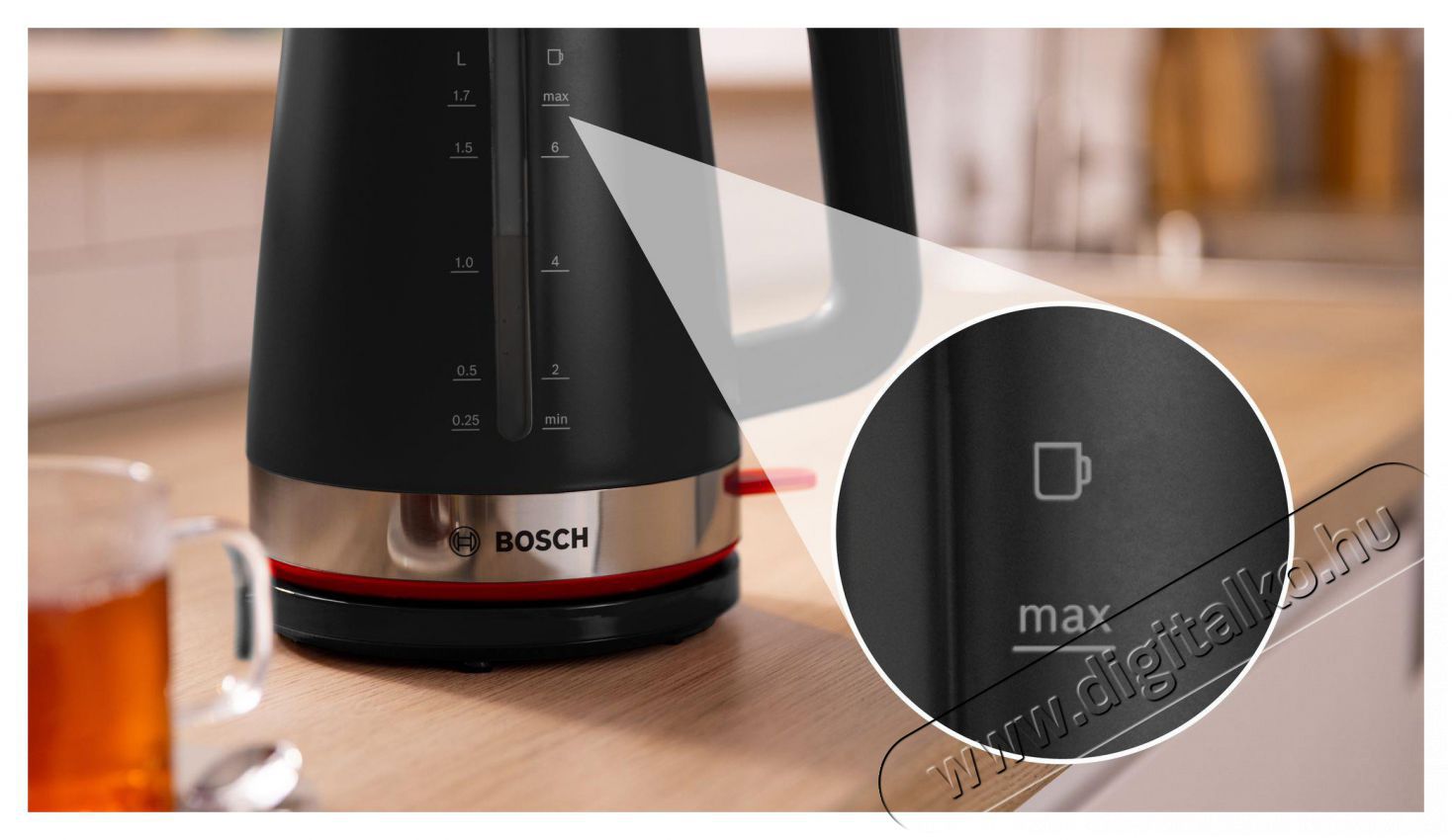 Bosch TWK4M223 MyMoments Konyhai term&eacute;kek - V&iacute;zforral&oacute; / teafőző - 512932