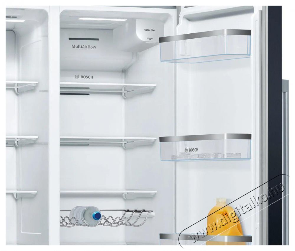 Bosch KAD93ABEP Serie 6 Konyhai term&eacute;kek - Hűtő, fagyaszt&oacute; (szabadon&aacute;ll&oacute;) - Amerikai t&iacute;pus&uacute; Side By Side hűtő - 509388