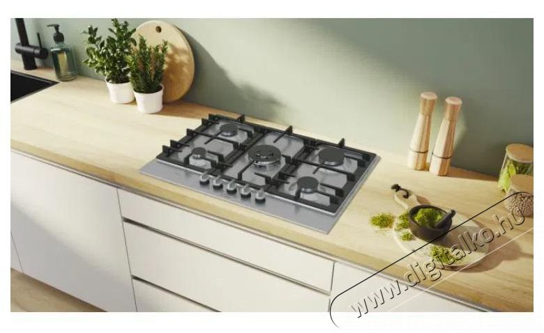 Bosch PCQ7A5I90 Konyhai term&eacute;kek - S&uuml;tő-főzőlap, tűzhely (be&eacute;p&iacute;thető) - G&aacute;zfőzőlap (be&eacute;p&iacute;thető) - 515246