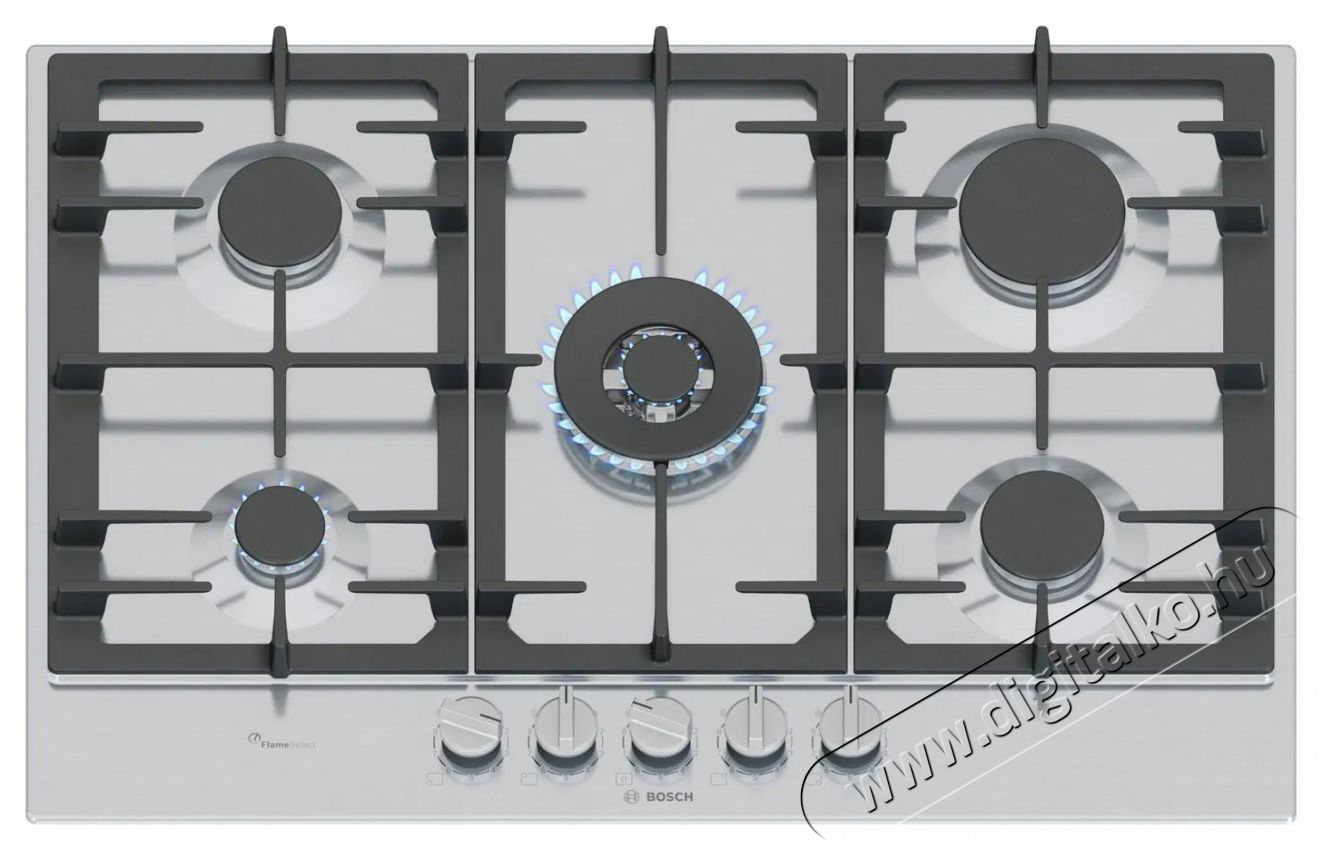 Bosch PCQ7A5I90 Konyhai term&eacute;kek - S&uuml;tő-főzőlap, tűzhely (be&eacute;p&iacute;thető) - G&aacute;zfőzőlap (be&eacute;p&iacute;thető) - 515246