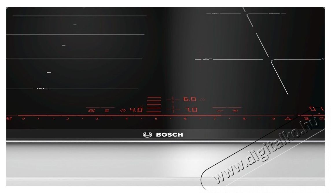 Bosch PXE675DC1E Konyhai term&eacute;kek - S&uuml;tő-főzőlap, tűzhely (be&eacute;p&iacute;thető) - Indukci&oacute;s főzőlap (be&eacute;p&iacute;thető) - 515242