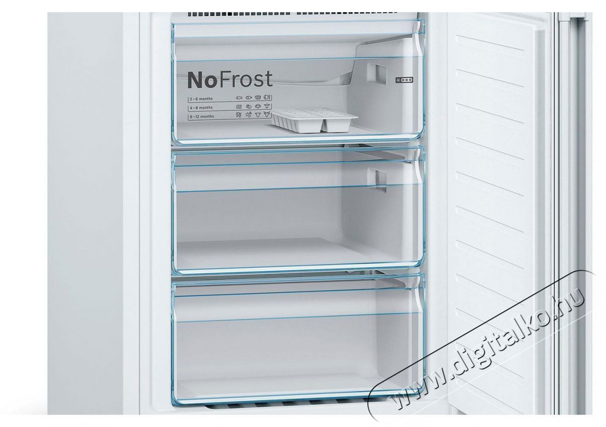 Bosch KGN36VWED Serie 4 Konyhai term&eacute;kek - Hűtő, fagyaszt&oacute; (szabadon&aacute;ll&oacute;) - Alulfagyaszt&oacute;s kombin&aacute;lt hűtő - 509393
