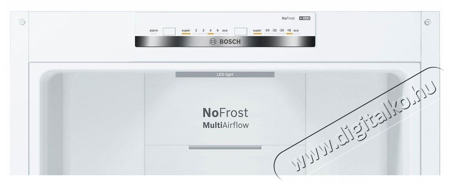 Bosch KGN36VWED Serie 4 Konyhai term&eacute;kek - Hűtő, fagyaszt&oacute; (szabadon&aacute;ll&oacute;) - Alulfagyaszt&oacute;s kombin&aacute;lt hűtő - 509393