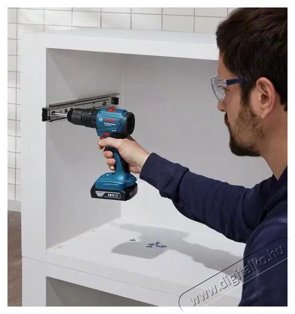Bosch GSB 185-LI (2x 2.0Ah akkumul&aacute;tor) H&aacute;ztart&aacute;s / Otthon / K&uuml;lt&eacute;r - Szersz&aacute;m - Akkumul&aacute;toros csavarh&uacute;z&oacute; - 518558