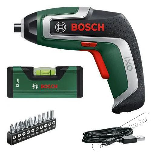 Bosch IXO 7 K&eacute;szlet v&iacute;zszintezővel, kartondoboz (0.603.9E0.008) H&aacute;ztart&aacute;s / Otthon / K&uuml;lt&eacute;r - Szersz&aacute;m - Akkumul&aacute;toros csavarh&uacute;z&oacute; - 518572