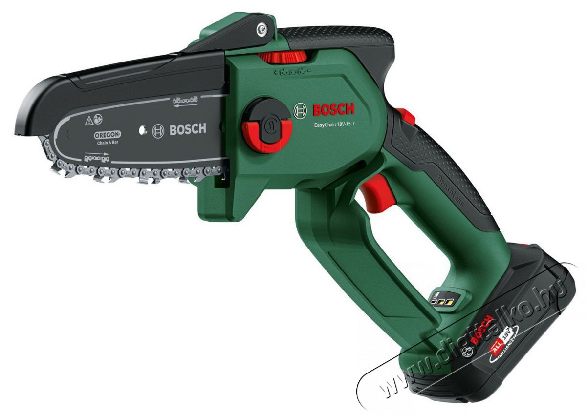 Bosch 06008B8900 AKU EasyChain egykezes l&aacute;ncfűr&eacute;sz, 18V-15-7 (1x2,5 Ah) H&aacute;ztart&aacute;s / Otthon / K&uuml;lt&eacute;r - K&uuml;lt&eacute;r / kerti term&eacute;k / grill - L&aacute;ncfűr&eacute;sz - 518519
