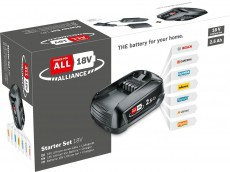Bosch 1600A02625 Starter Set PBA 18V 2,5 Ah + AL 18V-20 W Akkuk &eacute;s t&ouml;ltők - Li-ion akkumul&aacute;tor &eacute;s t&ouml;ltő (gy&aacute;ri) - Szettben - 518524