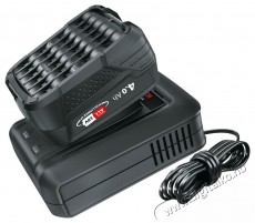 Bosch 1600A031T6 Akkumul&aacute;tor &eacute;s t&ouml;ltő szett, 4 Ah, 18 V + AL 18V-44 Akkuk &eacute;s t&ouml;ltők - Li-ion akkumul&aacute;tor &eacute;s t&ouml;ltő (gy&aacute;ri) - Szettben - 518526