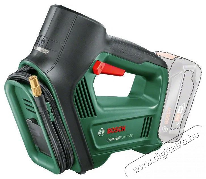Bosch UniversalPump 18V 0.603.947.100, akku n&eacute;lk&uuml;l H&aacute;ztart&aacute;s / Otthon / K&uuml;lt&eacute;r - Szersz&aacute;m - Kompresszor - 518597