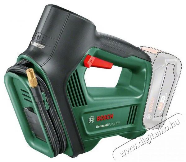 Bosch UniversalPump 18V 0.603.947.100, akku n&eacute;lk&uuml;l H&aacute;ztart&aacute;s / Otthon / K&uuml;lt&eacute;r - Szersz&aacute;m - Kompresszor - 518597