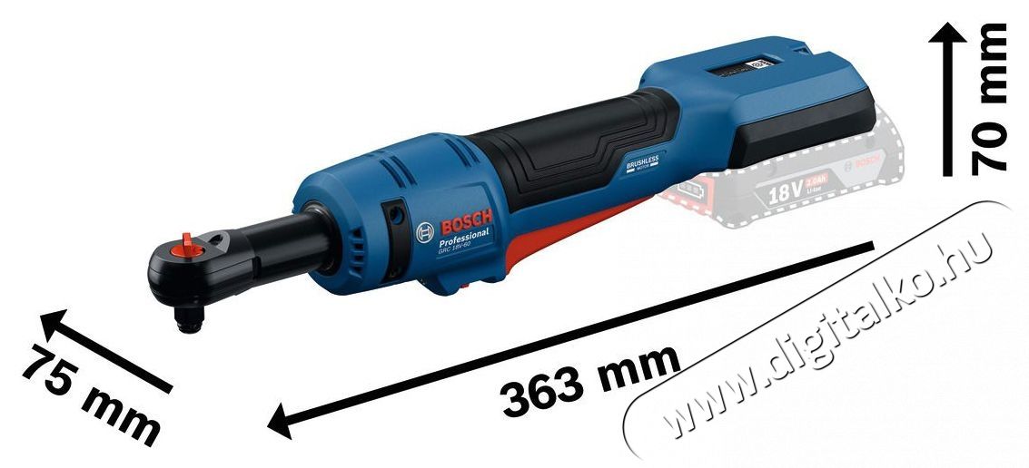 Bosch Professional R&aacute;čnov&yacute; utahov&aacute;k AKU GRC 18V-60 Solo, 0.601.9N8.000 (bez AKU) krova sz&aacute;r H&aacute;ztart&aacute;s / Otthon / K&uuml;lt&eacute;r - Szersz&aacute;m - Egy&eacute;b szersz&aacute;m - 523131