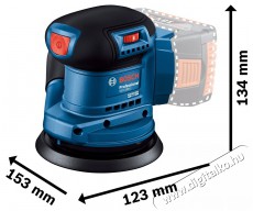 Bosch GEX 185-Li 18V 1x4Ah + porzs&aacute;k, tokkal csiszol&oacute; g&eacute;p H&aacute;ztart&aacute;s / Otthon / K&uuml;lt&eacute;r - Szersz&aacute;m - Csiszol&oacute; g&eacute;p - 523111