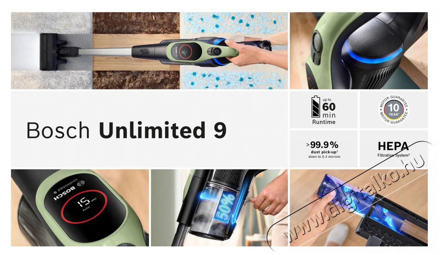 Bosch BCS931TQC Unlimited 9 &aacute;ll&oacute; porsz&iacute;v&oacute; H&aacute;ztart&aacute;s / Otthon / K&uuml;lt&eacute;r - Porsz&iacute;v&oacute; / takar&iacute;t&oacute;g&eacute;p - K&eacute;zi / &aacute;ll&oacute; porsz&iacute;v&oacute; - 529300