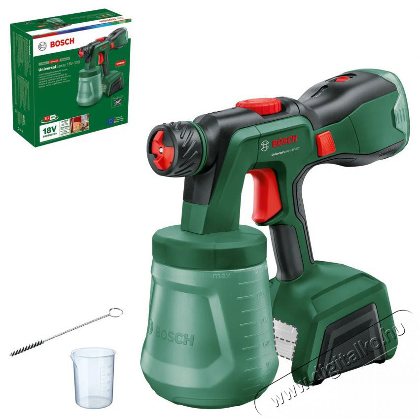 Bosch UniversalSpray 18V-300 (akkumul&aacute;tor n&eacute;lk&uuml;l) H&aacute;ztart&aacute;s / Otthon / K&uuml;lt&eacute;r - Szersz&aacute;m - Egy&eacute;b szersz&aacute;m - 518598