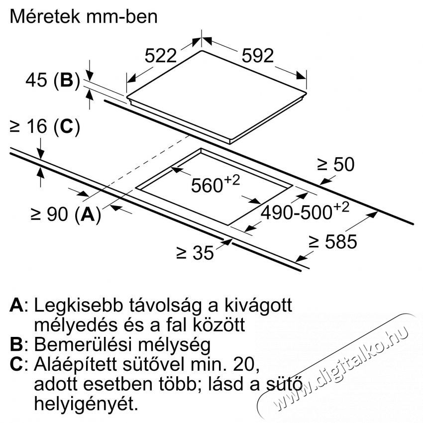 Bosch PKE611BA2E &uuml;vegker&aacute;mia főzőlap Konyhai term&eacute;kek - S&uuml;tő-főzőlap, tűzhely (be&eacute;p&iacute;thető) - Elektromos főzőlap (be&eacute;p&iacute;thető) - 532863