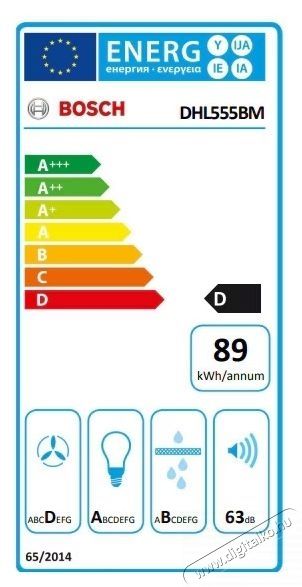 Bosch DHL555BM be&eacute;p&iacute;thető p&aacute;raelsz&iacute;v&oacute; Konyhai term&eacute;kek - P&aacute;raelsz&iacute;v&oacute; - Be&eacute;p&iacute;thető / kih&uacute;zhat&oacute; - 533060