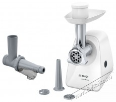 Bosch MFW2515W dar&aacute;l&oacute;, 1500 W, 1,8 kg / perc, 2 szita: 3,8 / 8 mm, piros facsar&oacute;, feh&eacute;r Konyhai term&eacute;kek - Konyhai kisg&eacute;p (elők&eacute;sz&iacute;t&eacute;s / feldolgoz&aacute;s) - Apr&iacute;t&oacute; / dar&aacute;l&oacute; - 533054