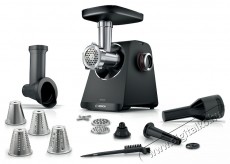 Bosch MFWS440B h&uacute;sdar&aacute;l&oacute;, 1900 W, 2,5 kg/perc, 2 v&aacute;g&aacute;ssal ell&aacute;tott k&eacute;s, kolb&aacute;szhoz/t&ouml;lt&ouml;tt z&ouml;lds&eacute;gekhez &eacute;s kebb&eacute;hez val&oacute; tartoz&eacute;k, fekete Konyhai term&eacute;kek - Konyhai kisg&eacute;p (elők&eacute;sz&iacute;t&eacute;s / feldolgoz&aacute;s) - H&uacute;sdar&aacute;l&oacute; - 533055