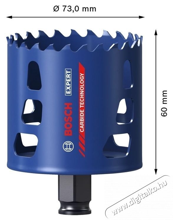 Bosch Expert Tough Material mag 2608900435, &oslash; 73 x 60 mm H&aacute;ztart&aacute;s / Otthon / K&uuml;lt&eacute;r - Szersz&aacute;m - Kieg&eacute;sz&iacute;tő, tartoz&eacute;k - 535040