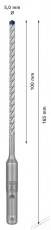 Bosch 10 db-os Expert SDS Plus-7X 2608900158 f&uacute;r&oacute;sz&aacute;r k&eacute;szlet, 5 x 100 x 165 mm H&aacute;ztart&aacute;s / Otthon / K&uuml;lt&eacute;r - Szersz&aacute;m - Csavarh&uacute;z&oacute; / kulcs / f&uacute;r&oacute; / szersz&aacute;m k&eacute;szlet - 535055