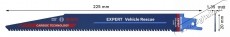 Bosch Expert Vehicle Rescue S 1157 CHM 2608900380 dugatty&uacute;s fűr&eacute;szlap, 3 mm-es fogt&aacute;vols&aacute;g, 225 mm hossz&uacute; H&aacute;ztart&aacute;s / Otthon / K&uuml;lt&eacute;r - Szersz&aacute;m - Kieg&eacute;sz&iacute;tő, tartoz&eacute;k - 535010