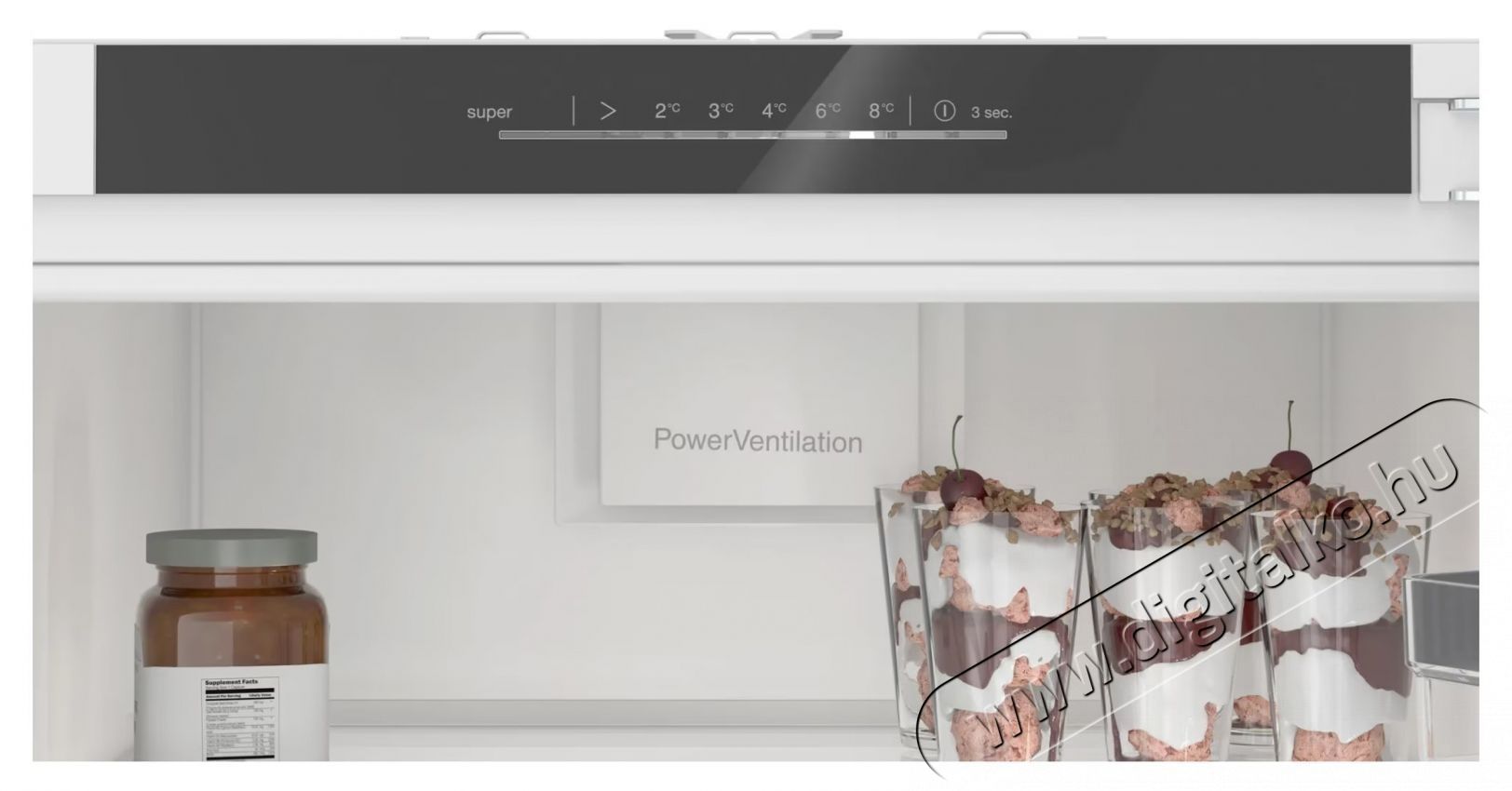 Bosch KIR81VFE0 Be&eacute;p&iacute;thető egyajt&oacute;s hűtőszekr&eacute;ny, 310 l, FreshSense, LED vil&aacute;g&iacute;t&aacute;s, E energiaoszt&aacute;ly, M 177,5 cm Konyhai term&eacute;kek - Hűtő, fagyaszt&oacute; (be&eacute;p&iacute;thető) - Egyajt&oacute;s hűtő - 533050