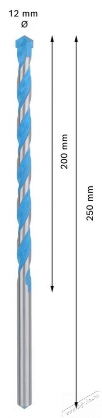 Bosch Expert CYL-9 MultiConstruction 2608901486 f&uacute;r&oacute;g&eacute;p, 12x200x250 mm H&aacute;ztart&aacute;s / Otthon / K&uuml;lt&eacute;r - Szersz&aacute;m - Kieg&eacute;sz&iacute;tő, tartoz&eacute;k - 535004