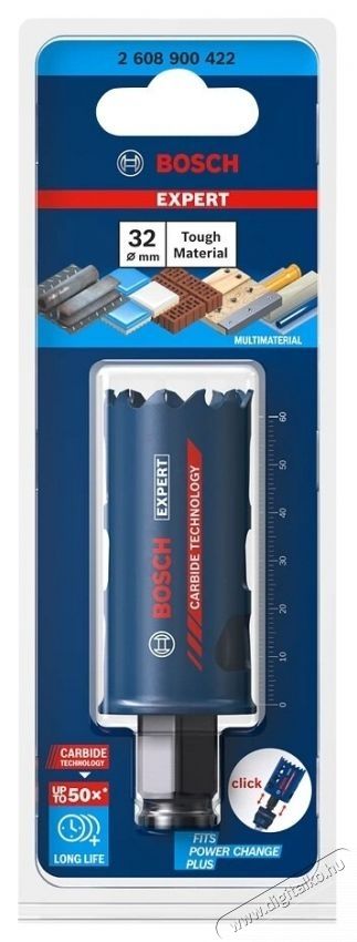 Bosch Expert Tough Material mag 2608900422, &oslash; 32 x 60 mm H&aacute;ztart&aacute;s / Otthon / K&uuml;lt&eacute;r - Szersz&aacute;m - Kieg&eacute;sz&iacute;tő, tartoz&eacute;k - 535009