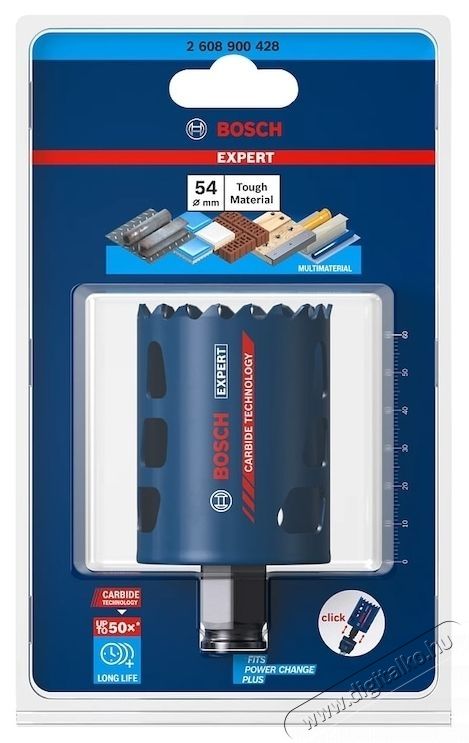 Bosch Expert Tough Material mag 2608900428, &oslash; 54 x 60 mm H&aacute;ztart&aacute;s / Otthon / K&uuml;lt&eacute;r - Szersz&aacute;m - Kieg&eacute;sz&iacute;tő, tartoz&eacute;k - 535037