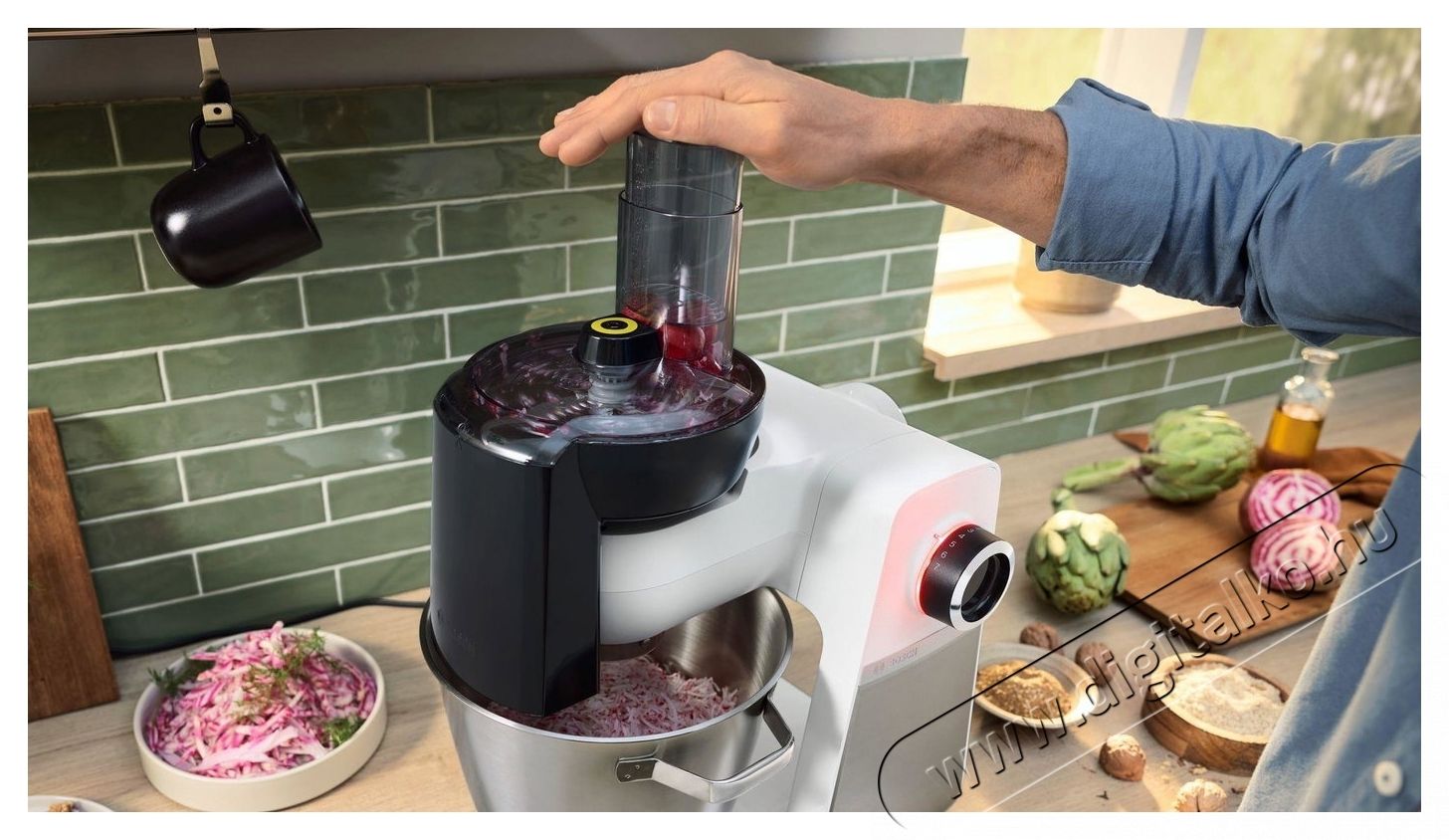 Bosch MUZS68VL Z&Ouml;LDS&Eacute;GSZELETELŐ &Eacute;S APR&Iacute;T&Oacute; K&Eacute;SZLET MUMS6 &Eacute;S MUM9 ROBOTG&Eacute;PEKHEZ Konyhai term&eacute;kek - Konyhai kisg&eacute;p kieg&eacute;sz&iacute;tő - Konyhai robotg&eacute;p kieg&eacute;sz&iacute;tő - 509057