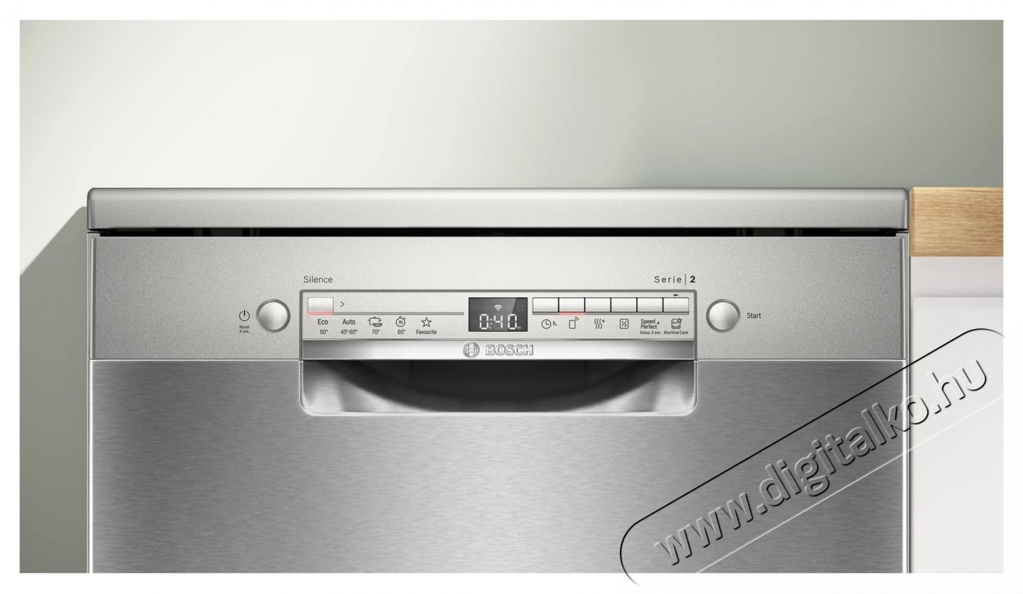 Bosch SMS2HTI06E mosogat&oacute;g&eacute;p, 60 cm, Rozsdamentes ac&eacute;l Konyhai term&eacute;kek - Mosogat&oacute;g&eacute;p - Norm&aacute;l (60cm) be&eacute;p&iacute;thető mosogat&oacute;g&eacute;p - 534924