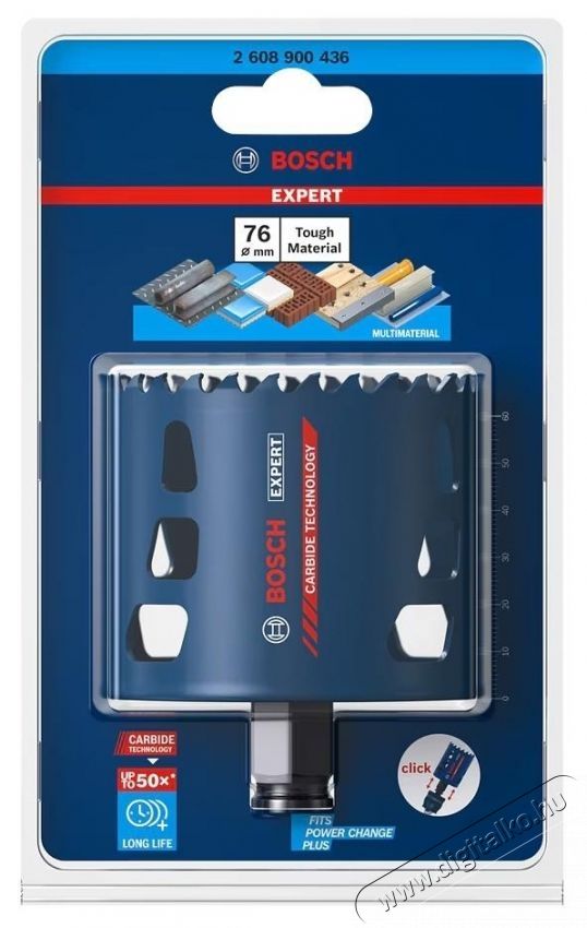 Bosch Expert Tough Material mag 2608900436, &oslash; 76 x 60 mm H&aacute;ztart&aacute;s / Otthon / K&uuml;lt&eacute;r - Szersz&aacute;m - Kieg&eacute;sz&iacute;tő, tartoz&eacute;k - 535060
