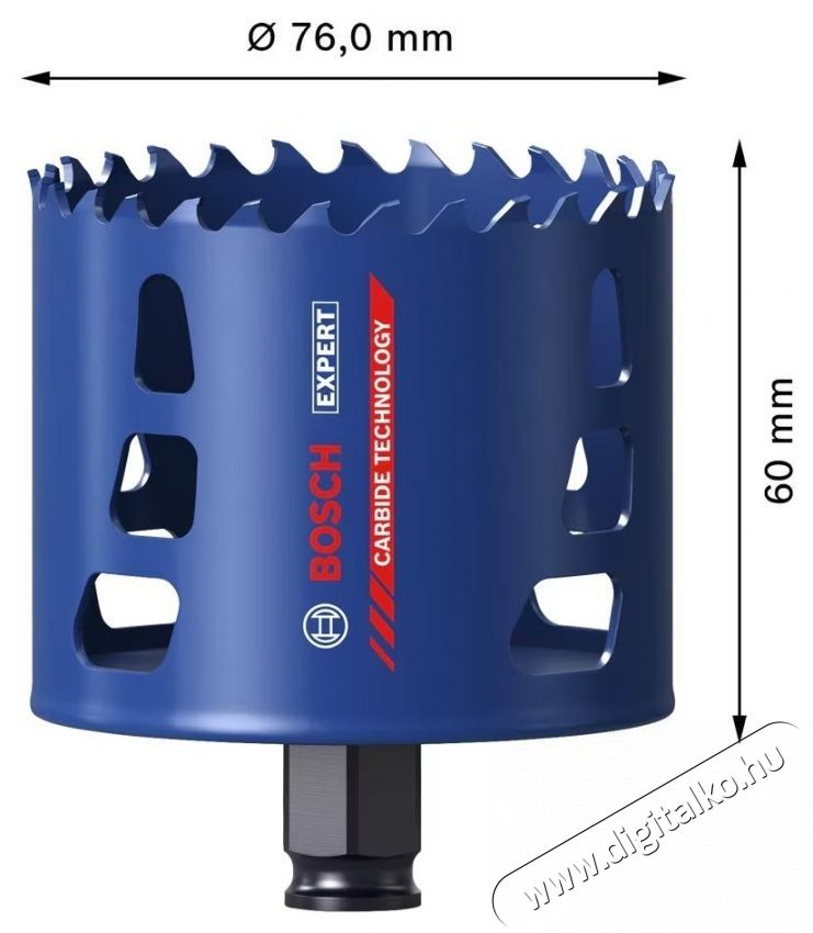 Bosch Expert Tough Material mag 2608900436, &oslash; 76 x 60 mm H&aacute;ztart&aacute;s / Otthon / K&uuml;lt&eacute;r - Szersz&aacute;m - Kieg&eacute;sz&iacute;tő, tartoz&eacute;k - 535060