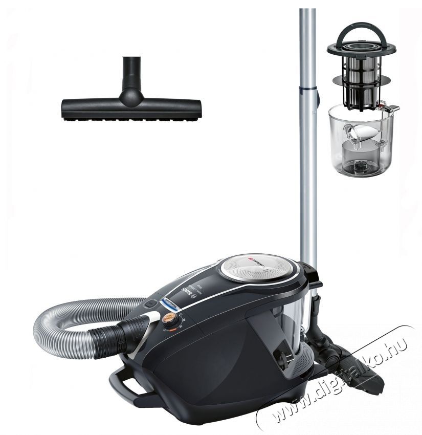 Bosch Smart Sensor Control BGS7MS64 porzs&aacute;k n&eacute;lk&uuml;li porsz&iacute;v&oacute;, 3 l, 800 W, moshat&oacute; HEPA szűrő, Self Clean System Smart &ouml;ntiszt&iacute;t&oacute; szűrő, fekete H&aacute;ztart&aacute;s / Otthon / K&uuml;lt&eacute;r - Porsz&iacute;v&oacute; / takar&iacute;t&oacute;g&eacute;p - Porzs&aacute;k n&eacute;lk&uuml;li porsz&iacute;v&oacute; - 536214