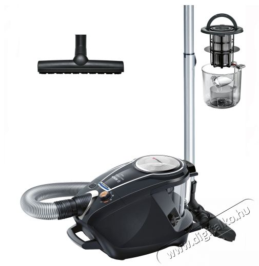 Bosch Smart Sensor Control BGS7MS64 porzs&aacute;k n&eacute;lk&uuml;li porsz&iacute;v&oacute;, 3 l, 800 W, moshat&oacute; HEPA szűrő, Self Clean System Smart &ouml;ntiszt&iacute;t&oacute; szűrő, fekete H&aacute;ztart&aacute;s / Otthon / K&uuml;lt&eacute;r - Porsz&iacute;v&oacute; / takar&iacute;t&oacute;g&eacute;p - Porzs&aacute;k n&eacute;lk&uuml;li porsz&iacute;v&oacute; - 536214