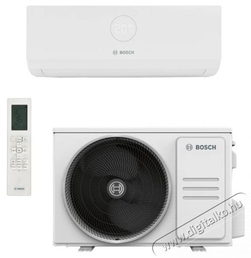 Bosch Climate 3000i Kl&iacute;ma, ECO m&oacute;d, LED kijelző, 24000 BTU, A ++ / A + energiaoszt&aacute;ly, Feh&eacute;r H&aacute;ztart&aacute;s / Otthon / K&uuml;lt&eacute;r - Ventil&aacute;tor / L&eacute;gkondicion&aacute;l&oacute; - Split kl&iacute;ma - 536201