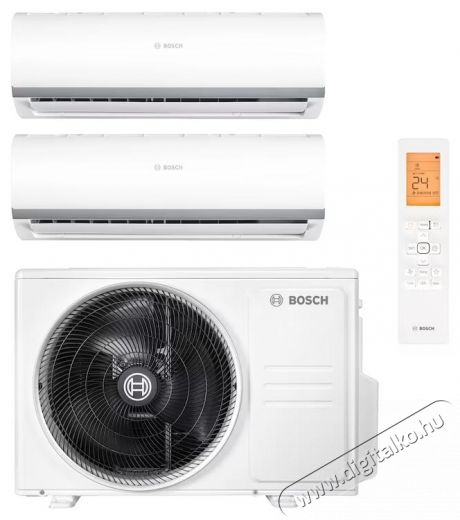 Bosch Series 2000 multi-split kl&iacute;ma, 9000 + 12000 BTU, K&uuml;lt&eacute;ri egys&eacute;g 18000 BTU, A++/A+ energiaoszt&aacute;ly H&aacute;ztart&aacute;s / Otthon / K&uuml;lt&eacute;r - Ventil&aacute;tor / L&eacute;gkondicion&aacute;l&oacute; - Split kl&iacute;ma - 536199