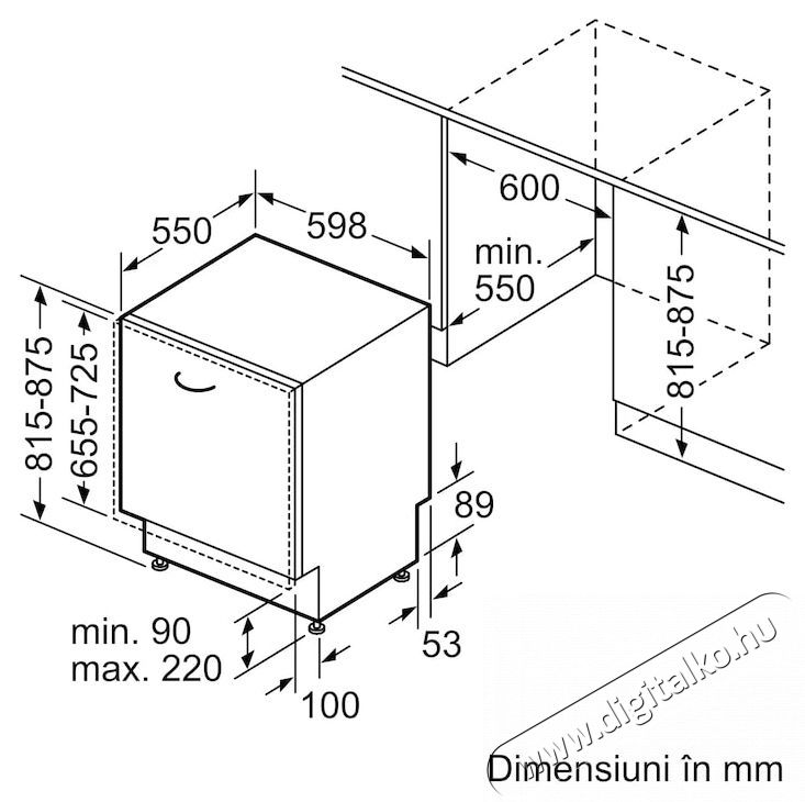 Bosch SMV6ECX20E be&eacute;p&iacute;thető mosogat&oacute;g&eacute;p, 60 cm Konyhai term&eacute;kek - Mosogat&oacute;g&eacute;p - Norm&aacute;l (60cm) be&eacute;p&iacute;thető mosogat&oacute;g&eacute;p - 534936