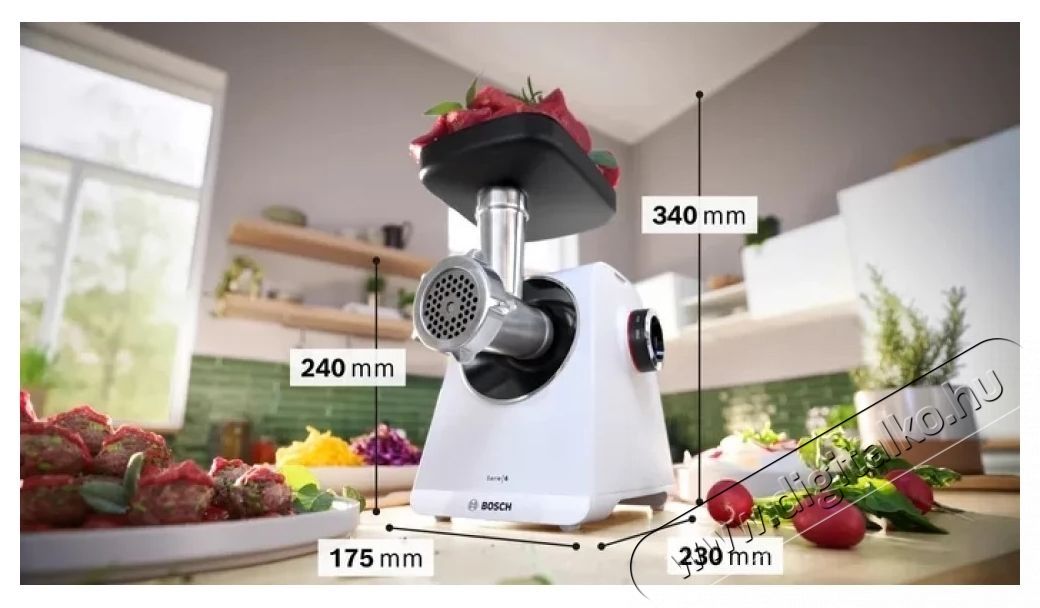 Bosch MFWS607W dar&aacute;l&oacute; Konyhai term&eacute;kek - Konyhai kisg&eacute;p (elők&eacute;sz&iacute;t&eacute;s / feldolgoz&aacute;s) - Apr&iacute;t&oacute; / dar&aacute;l&oacute; - 537609