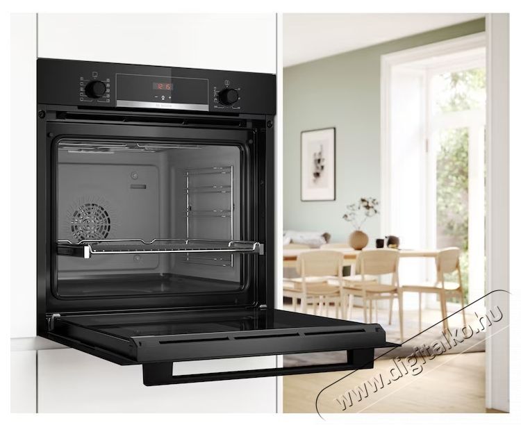 Bosch HBA554EB3 be&eacute;p&iacute;thető s&uuml;tő, 71l, Elektromos, Multifunkci&oacute;s, Grill, 7 funkci&oacute;, EcoClean+ hidrolitikus &ouml;ntiszt&iacute;t&aacute;s, A+ energiaoszt&aacute;ly, Fekete Konyhai term&eacute;kek - S&uuml;tő-főzőlap, tűzhely (be&eacute;p&iacute;thető) - S&uuml;tő (be&eacute;p&iacute;thető) - 537727