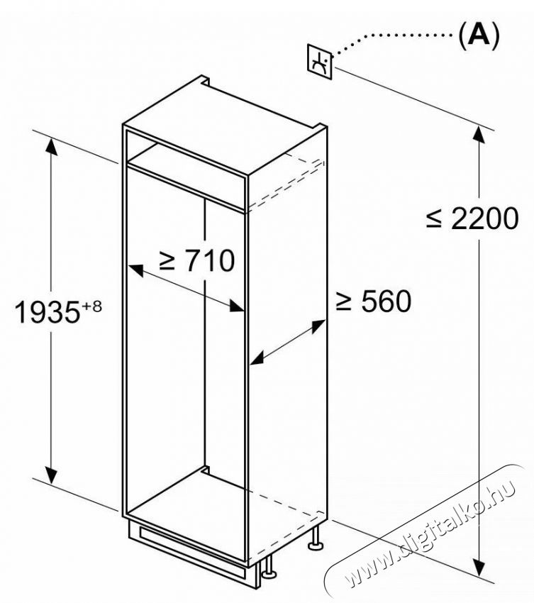Bosch KBN96VFE0 Be&eacute;p&iacute;thető alulfagyaszt&oacute;s hűtő Konyhai term&eacute;kek - Hűtő, fagyaszt&oacute; (be&eacute;p&iacute;thető) - Alulfagyaszt&oacute;s kombin&aacute;lt hűtő - 475526