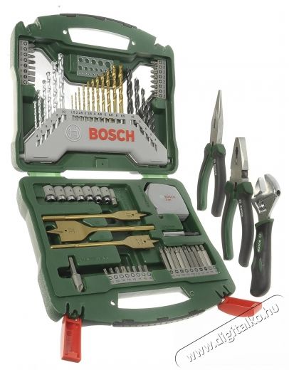 Bosch 2607017197 X-Line tartoz&eacute;kdoboz-fog&oacute; k&eacute;szlet, 70 r&eacute;szes H&aacute;ztart&aacute;s / Otthon / K&uuml;lt&eacute;r - Szersz&aacute;m - Kieg&eacute;sz&iacute;tő, tartoz&eacute;k - 540674
