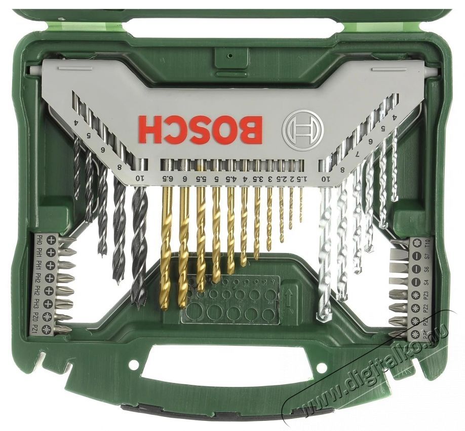 Bosch 2607017197 X-Line tartoz&eacute;kdoboz-fog&oacute; k&eacute;szlet, 70 r&eacute;szes H&aacute;ztart&aacute;s / Otthon / K&uuml;lt&eacute;r - Szersz&aacute;m - Kieg&eacute;sz&iacute;tő, tartoz&eacute;k - 540674