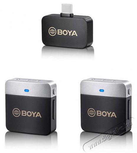 Boya BY-M1V4 USB-C Android okostelefon mikrofon, k&eacute;tcsatorn&aacute;s Fot&oacute;-Vide&oacute; kieg&eacute;sz&iacute;tők - Mikrofon - Cs&iacute;ptetős, fej &eacute;s kitűző mikrofon - 524444