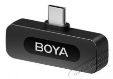 Boya BY-V10 V2.0 Android USB-C okostelefon &eacute;s tablet mikrofon Fot&oacute;-Vide&oacute; kieg&eacute;sz&iacute;tők - Mikrofon - Cs&iacute;ptetős, fej &eacute;s kitűző mikrofon - 524437